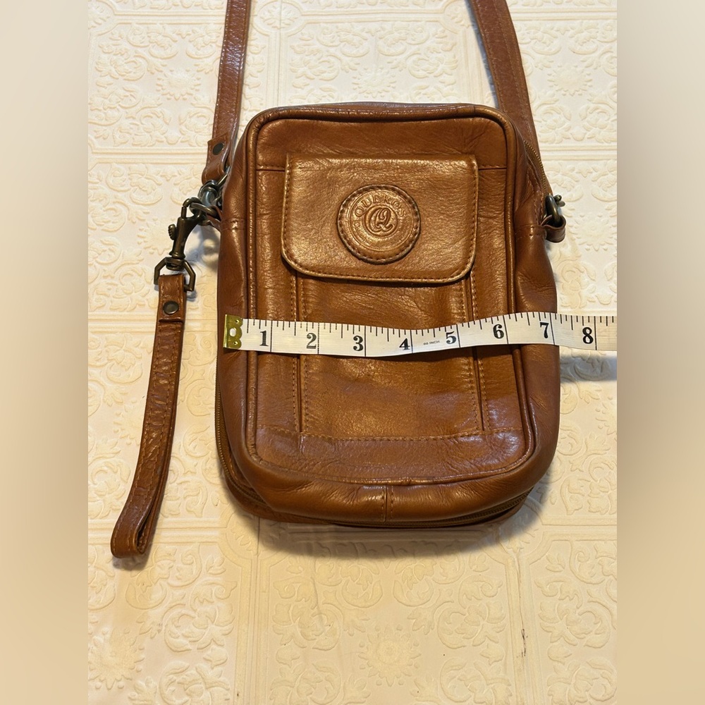 Brown Queros Colombian Genuine Leather Factory, Travel, Crossover Bag Purse - Picture 13 of 14